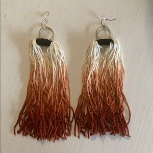 Yung Hussy Ombré tassel earrings